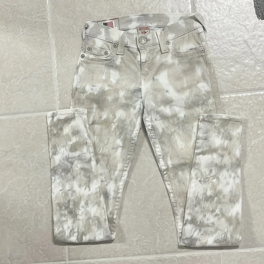 TRUE RELIGION LADIES SKINNY JEANS, SIZE 25” - Picture 2 of 7